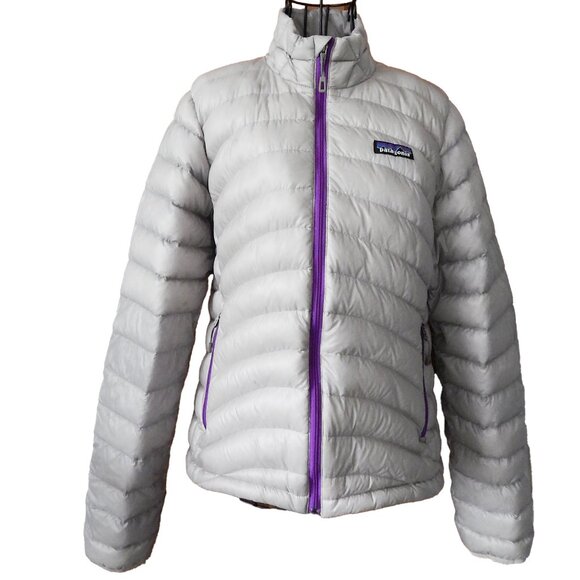 Patagonia Down Jacket Womens Small Ultralight Goose Down Outdoor Puffer - Picture 1 of 8